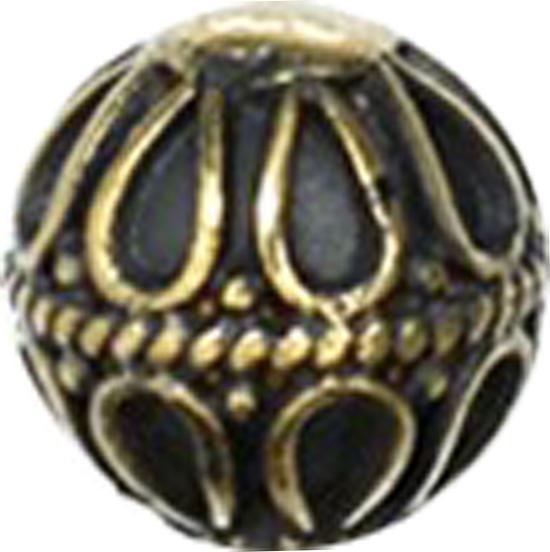 Star Piercing Kugel vergoldet Schlaufen (Chirurgenstahl 316L, Messing)