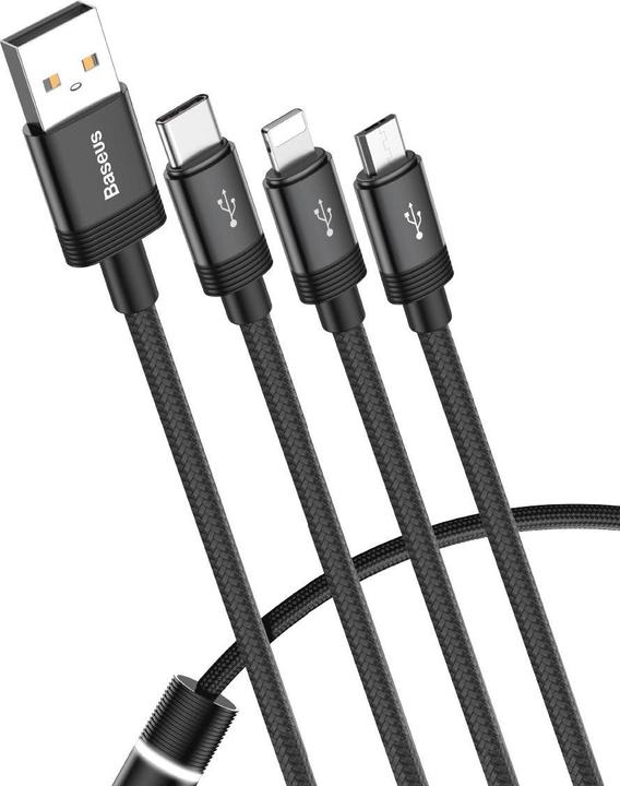 Baseus Data Faction 3-in-1 (1.20 m, USB 2.0)