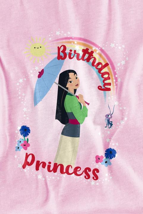 Immagine prodotto Mulan Birthday Princess And Her Lucky Cricket Maglietta Bambini (140)