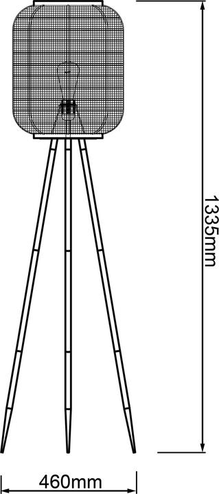 Produktbild Brilliant Tanah E27 / STA1 / w/o bulb Standleuchte, dreibeinig (E27)