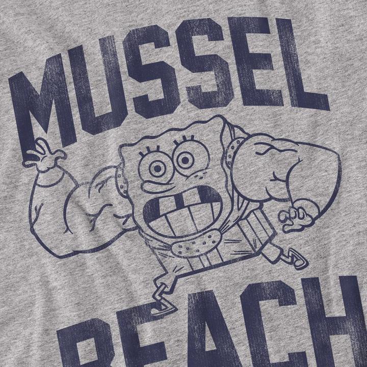 Produktbild Spongebob Squarepants Mussle Beach Lifting Team TShirt (L)