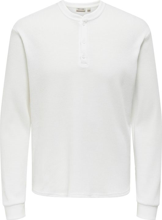 Actual product image Only & Sons Onstobie Reg Ls Henley Tee (XS)