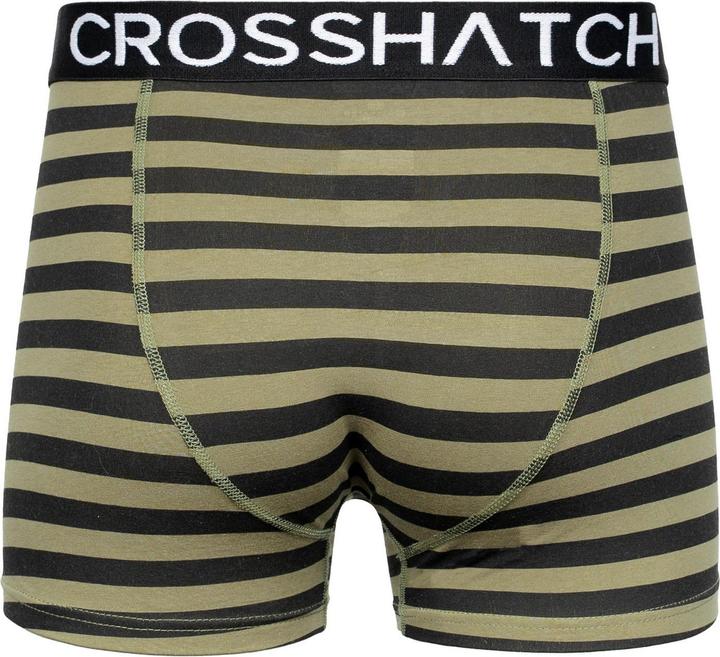 Produktbild Crosshatch Mens Gridline Boxer Shorts (Pack of 3) (S, 3er Pack)