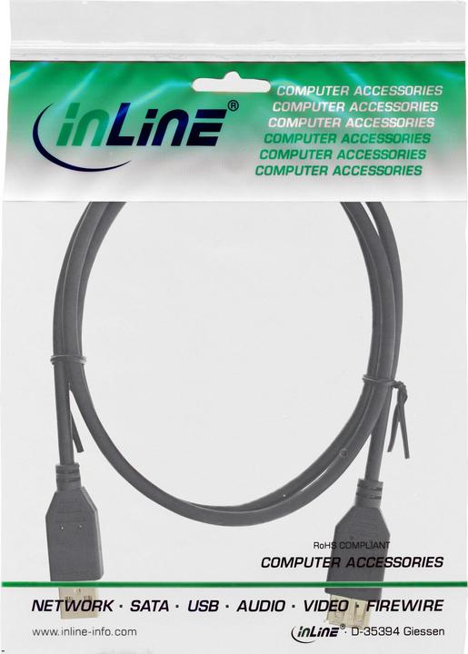 Produktbild InLine USB A — USB A (0.50 m, USB 2.0)