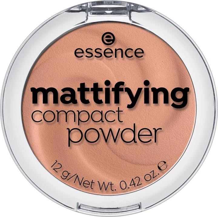 Actual product image essence mattifying compact powder (02 soft beige)