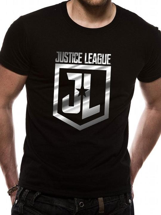 HEO Justice League: Movie T-Shirt Foil Logo (S)