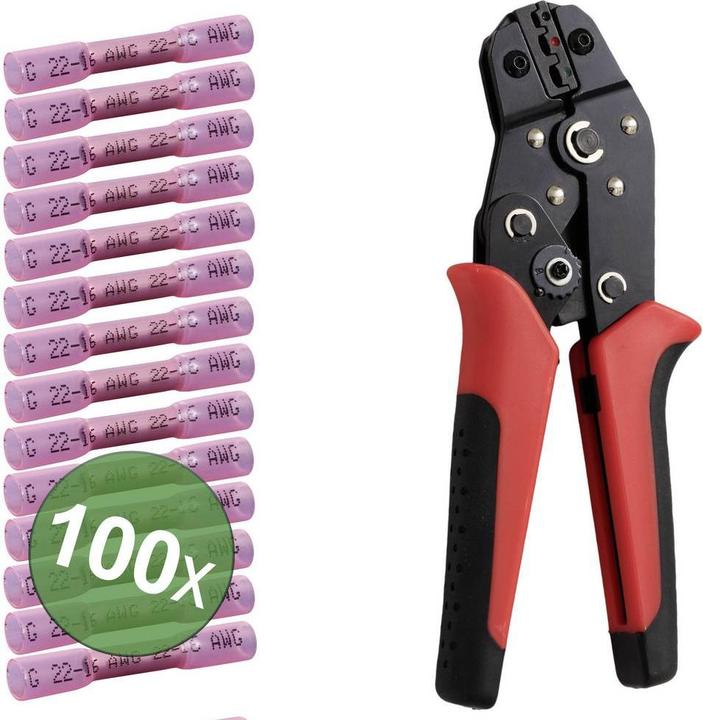 Produktbild Tru Components TC-13448588 Stossverbinder mit Schrumpfschlauch 0.5 mm² 1.5 mm² Vo