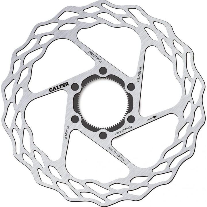 Actual product image Galfer Bike Road Disc Wave Center Lock (140 mm)