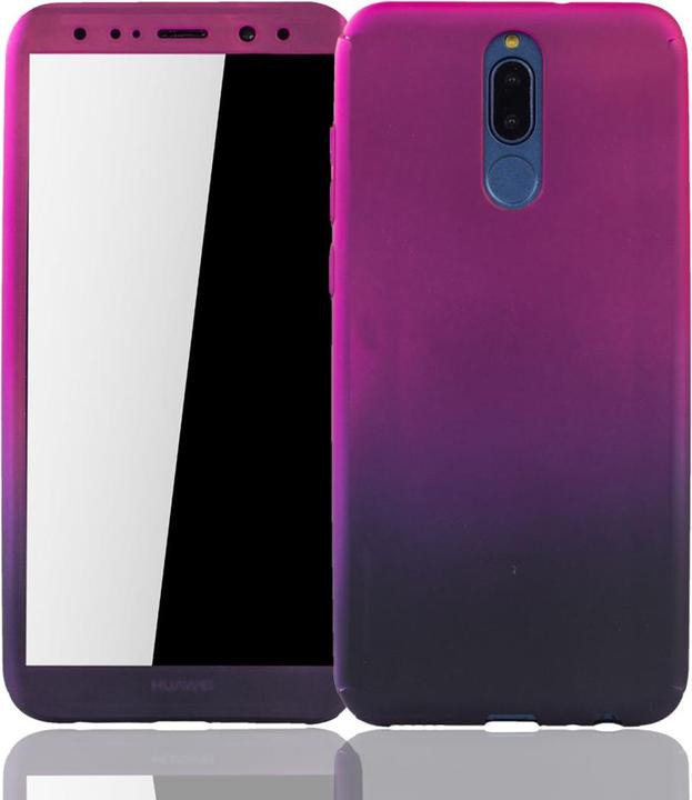 Produktbild König Design Hülle Handy Schutz für Huawei Mate 10 Lite Full Case Cover Displayschutz Violett (Huawei Mate 10 Lite)