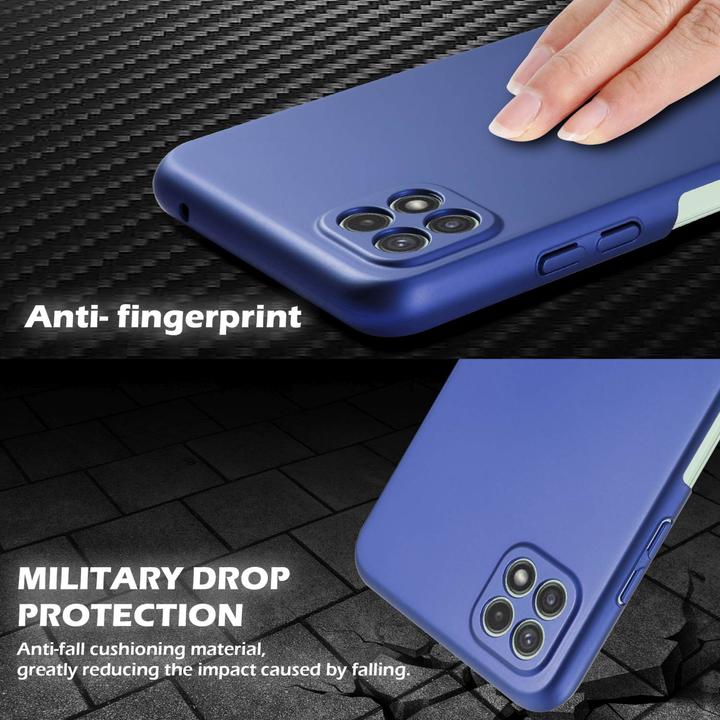 Actual product image Cadorabo HC Matte Metal Cover (Samsung Galaxy A22 5G)