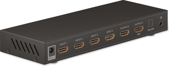Actual product image Goobay HDMI Matrix Switch 4 to 2 4K @ 30 Hz