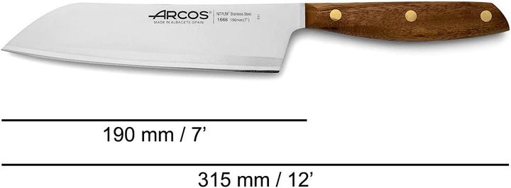 Actual product image Arcos Hair Design Nordika series - Santoku knife (19 cm)