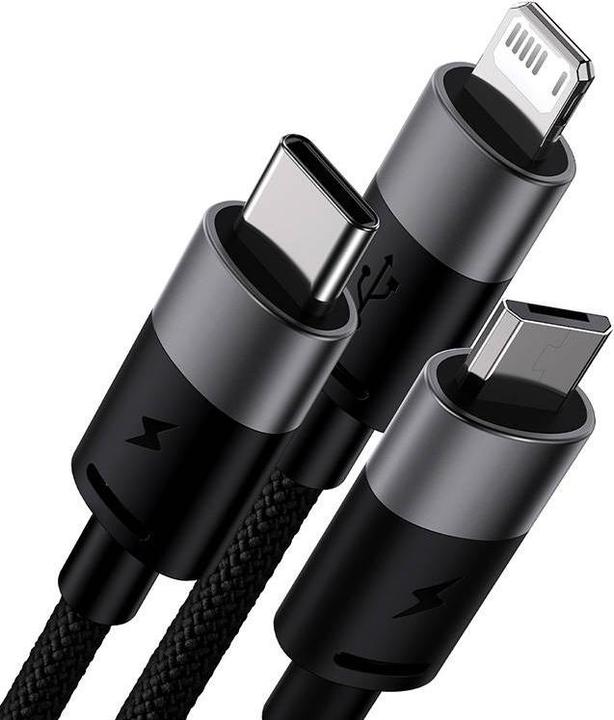 Produktbild Baseus 3 in 1 USB Ladekabel (0.60 m, USB 3.0)