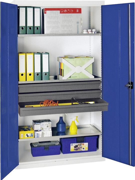 Produktbild Stumpf Materialschrank 3000 1800x100x500 gr/bl 3WB (180 cm, 100 cm)
