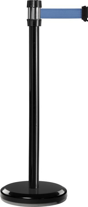Image du produit Rs Pro Borne escamotable en acier noir Barrière de sécurité