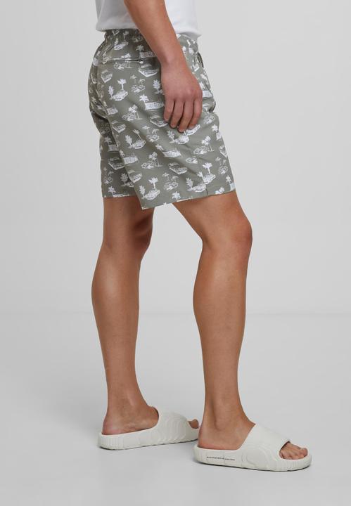 Actual product image Urban Classics Pattern Swim Shorts - 4984 (XXL)