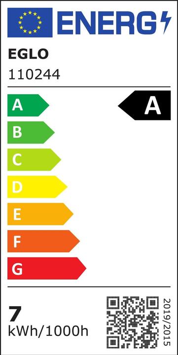 Energie-Label EGLO Leuchmittel LED E27 (E27, 4.90 W, 1500 lm, 1 x, A)