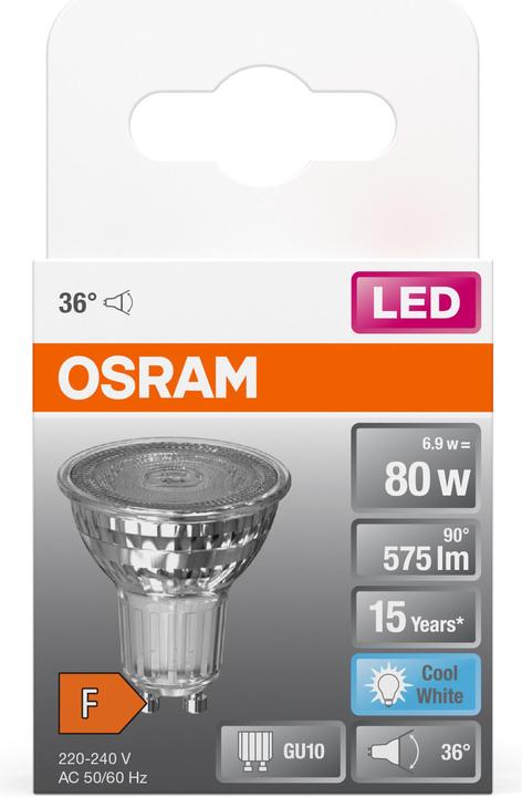 Actual product image Osram Star Par 16 (GU10, 6.90 W, 575 lm, 1 x, F)
