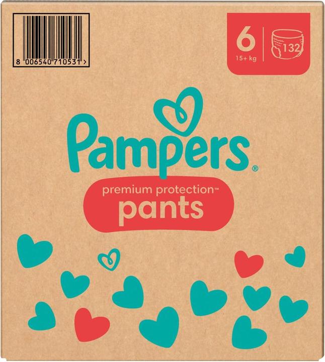 Immagine prodotto Pampers Premium Protection Pants (Dimensione 6, Pacco mensile, 132 Pezzo/i)