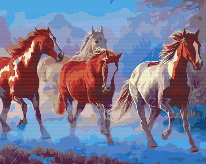 Syma Picture Paint it! Painting by numbers Herd of horses