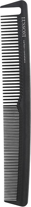 Tools for Beauty T4B Lussoni Cutting Comb Shatterproof Carbon Hair Cutting Comb for All Hair Types with Antistatic an