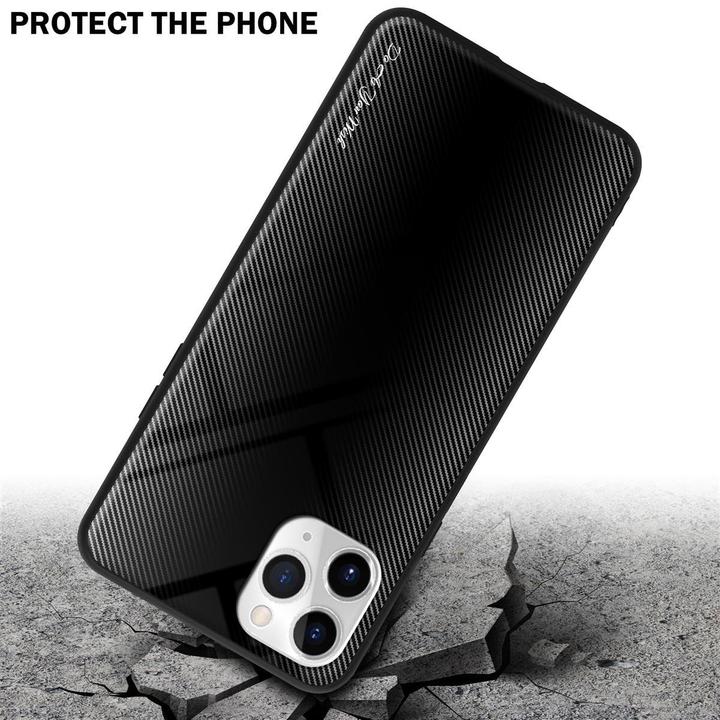 Productafbeelding Cadorabo TPU gestreepte glasplaat (Apple iPhone 11 Pro)