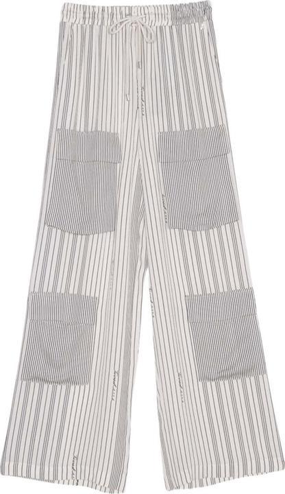 Actual product image Twinset Actitude Pantaloni Funny Stripes Deep Blue (XS)
