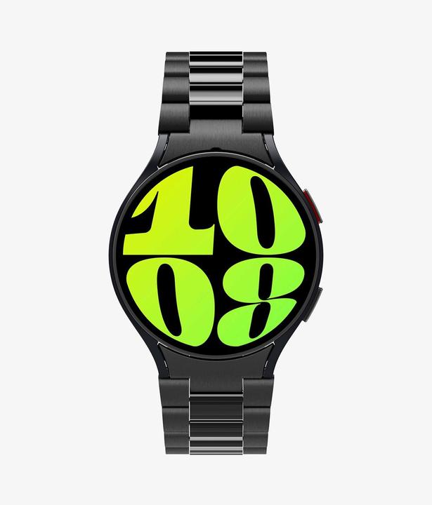 Actual product image Spigen Pasek Modern Fit Band na Samsung Galaxy Watch 6 (44 mm) - czarny (Stainless steel)