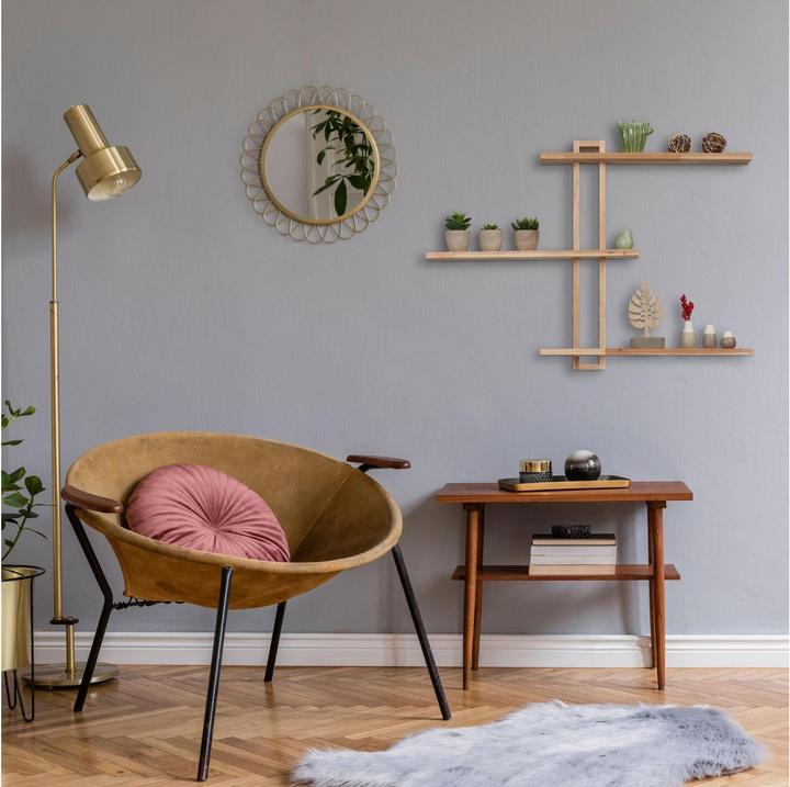 Actual product image Relaxdays floating shelf (80 x 9 x 56 cm)