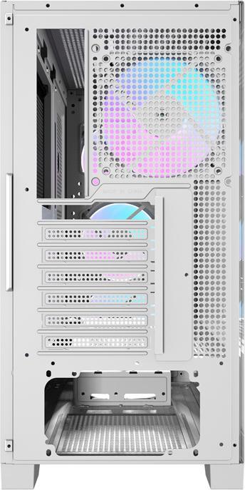 Actual product image Darkflash Tech Darkflash DRX90 Glass computer case (white) (ITX, ATX)