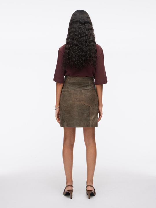 Actual product image Rouge Edit High Waist Lederminirock (42)
