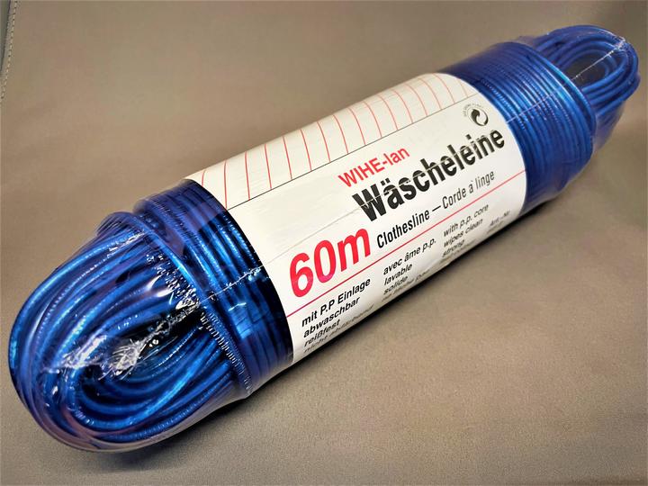 Image du produit Heckmann Corde à linge 60m bleu
