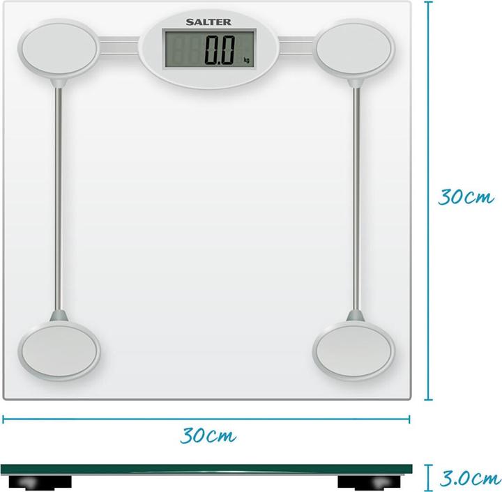 Immagine prodotto Salter 9018S SV3RCFEU16 Bilancia elettronica da bagno in vetro (180 kg)