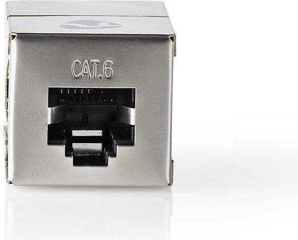Produktbild Nedis Cat 6 Netzwerkadapter Geschirmt RJ45 (8P8C) Buchse RJ45 (8P8C) Buchse Gerade Metall Verpackung (S/UTP, CAT6)