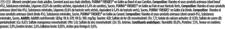 Produktbild Friskies In Gelee (Adult, 12 Stk., 1020 g)
