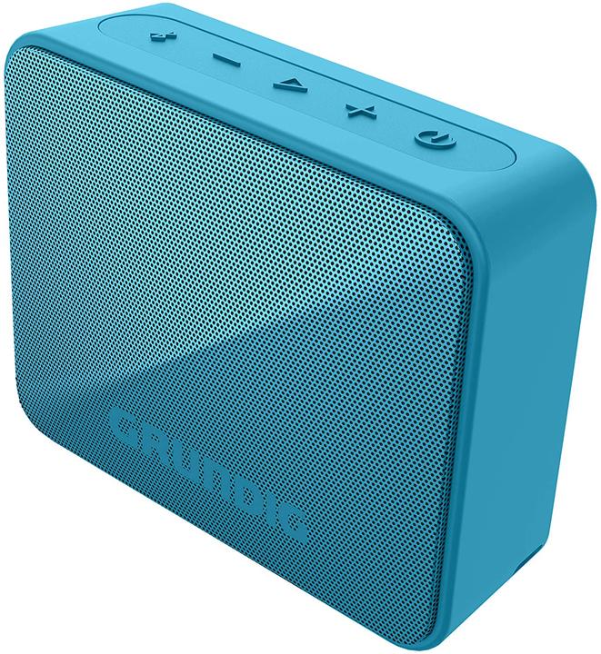 Immagine prodotto Grundig GBT Solo Blue - Altoparlante Bluetooth, raggio d'azione di 30 metri, autonomia di oltre 20 ore, blu (20 h, Porta USB)