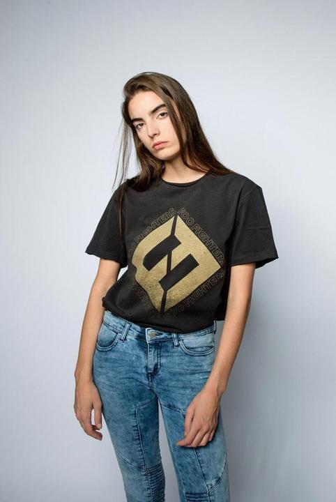 Actual product image Amplified Concrete & Gold Tshirt (XS)