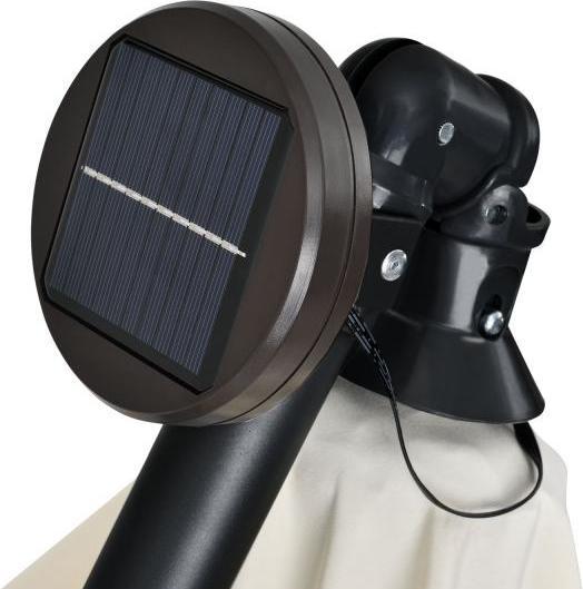 Produktbild Juskys Ampelschirm Brazil mit LED und Kurbel (1 m)