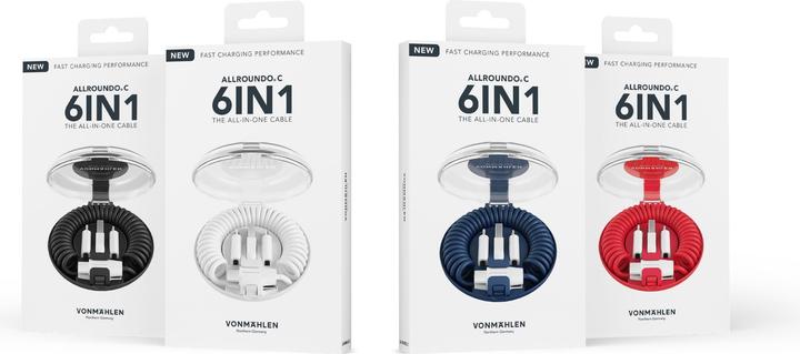 Image du produit Vonmählen Câble de recharge All-in-One Allroundo C (0.75 m, USB 2.0)