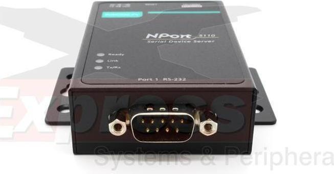 Produktbild Moxa NPORT 5110 W/O ADAPTER - RS-232-Geräteserver mit 1 Anschluss ohne Adapter