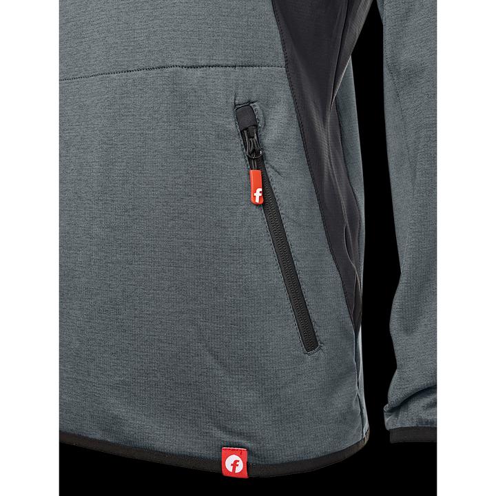 Produktbild Magni Tech-Fleecepullover grau/schwarz meliert Gr. L Fortis Elements (L)