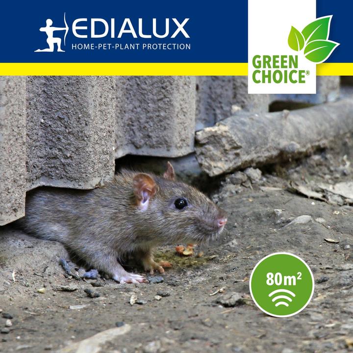 Produktbild Edialux Ultraschall-Abwehr von M?usen und Ratten - f?r drinnen und drau?en