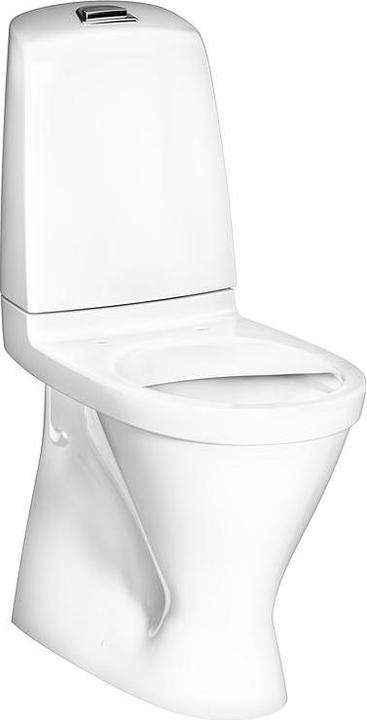 Productafbeelding Gustavsberg Toilet Nautic 1546 - S-val, hoog model, Hygiënische spoeling, Wit
