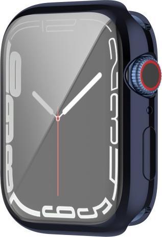 Cover-Discount Apple Watch 45mm - Gummi Schutz Case dunkelblau