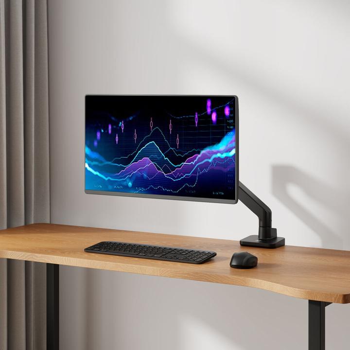Produktbild Single monitor arm office premium, with gas spring (Tisch, 49")