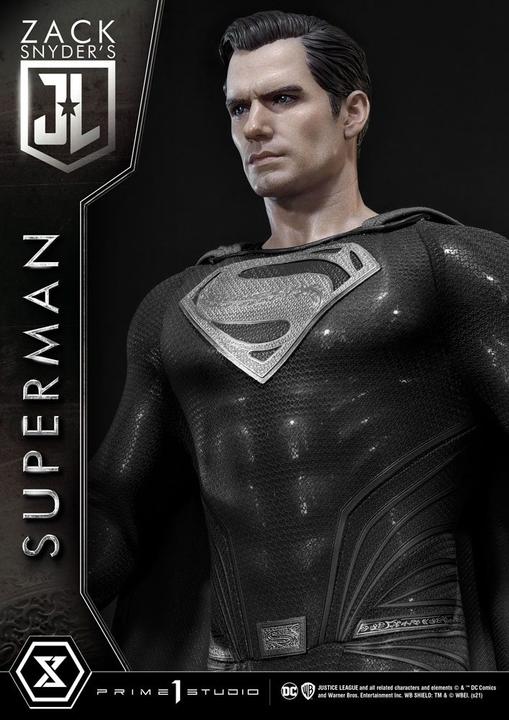 Produktbild Prime 1 Studio Justice League statuette Superman Black Suit Edition 84 cm