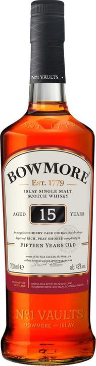 Actual product image Bowmore 15 Years (Scotch whisky, Single Malt, 1 x 70 cl)