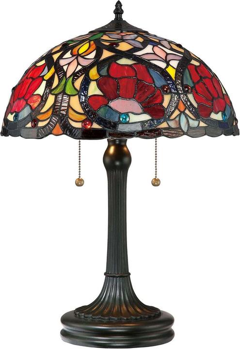 Actual product image Elstead Lighting Larissa Tischleuchte E27 2-fach Vintage-Bronze (E27)