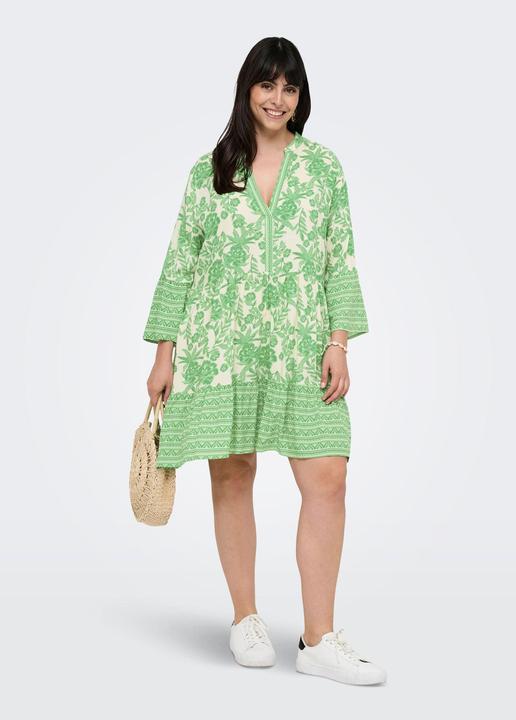 Actual product image Only CARMARRAKESH Kurzes Kleid Tunika mit halber Knopfleiste (46)