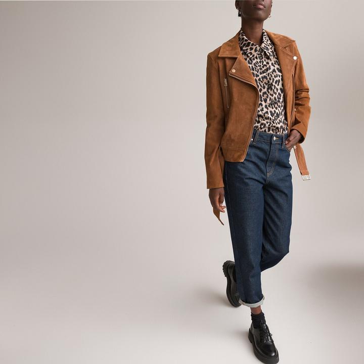Immagine prodotto La Redoute Collections Blouson in pelle stile biker (34)